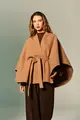 Casaco Poncho Com Faixa
