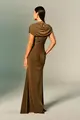 Vestido Franzidos Sobreposição Jersey