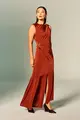 Vestido Festa Drapeados Jersey