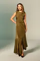 Vestido Festa Drapeados Jersey