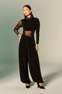 Calça Franzidos Jersey