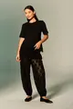 Blusa Mangas Renda na Barra