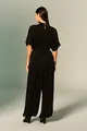 Blusa Gola Alta Com Capa E Cinto
