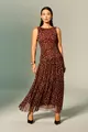 Vestido Franzidos Tule Poá