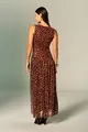 Vestido Franzidos Tule Poá