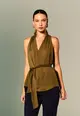 Blusa Decote V Com Faixa