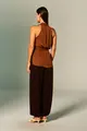 Blusa Decote V Com Faixa
