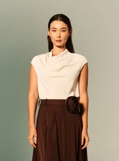Blusa Decote Degagê