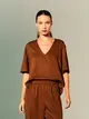 Blusa Básica Decote V