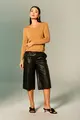 Blusa Tricot Decote V Manga Longa