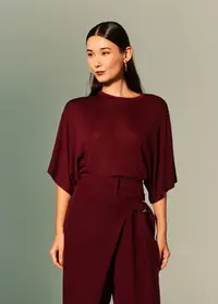 Blusa Tricot Mangas