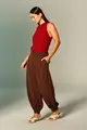 Calça Fanzidos E Botão na Barra