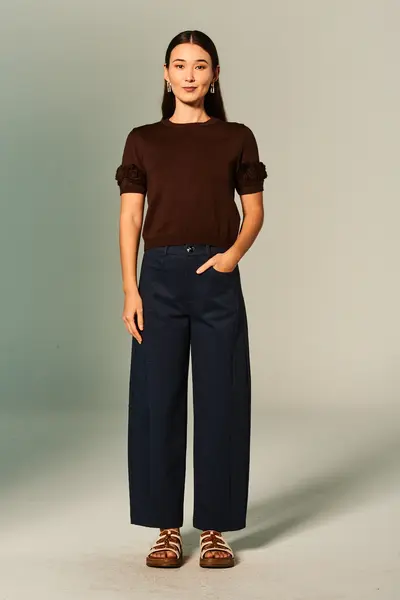 Calça Malha Recortes