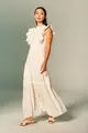 Vestido Aplicações Babados