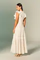 Vestido Aplicações Babados