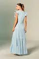Vestido Aplicações Babados