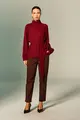 Blusa Gola Alta Manga Longa Faixa