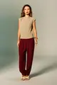 Blusa Decote Alto Pregas Ombro