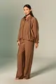 Conjunto Casaco Franzido E Calça Flare