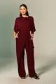 Calça Detalhe Transpassado