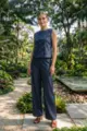 Calça Jeans Com Abotoamento