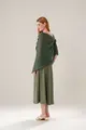 Vestido Alças Com Capa