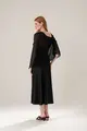Vestido Alças Com Capa