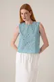 Blusa Bordado Vazado