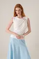 Blusa Malha Detalhes Renda