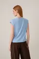 Blusa Detalhes Pregas E Botões