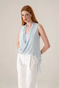 Blusa Transpasse Tricot