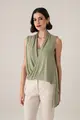 Blusa Transpasse Tricot