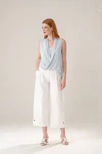 Calça Abotoamento Barra