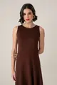 Vestido Com Assimetria Malha