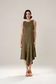 Vestido Com Assimetria Malha