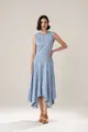 Vestido Assimetria Saia