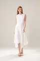 Vestido Assimetria Saia