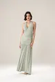 Vestido Frente Única Franzidos Malha