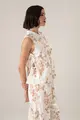 Blusa Bordado Floral Amarrações