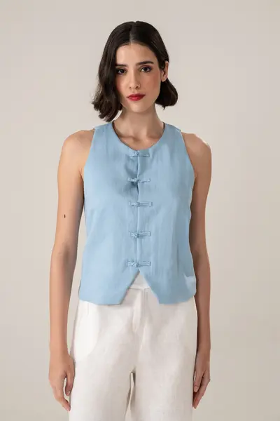 Blusa Fechamento Frontal