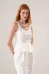 Blusa Acinturada Com Pregas