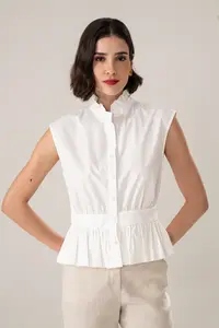 Blusa Acinturada Franzidos