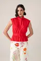 Blusa Acinturada Franzidos