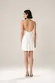 Vestido Frente Única Decote Degagê Cetim