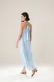 Vestido Amarração Franzidos Saia