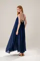 Vestido Detalhe Metal Decote