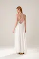 Vestido Detalhe Metal Decote