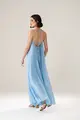 Vestido Detalhe Metal Decote