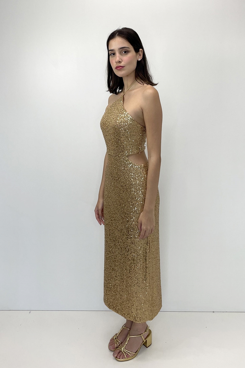 Serena - Vestido longo elegante para casamentos e eventos